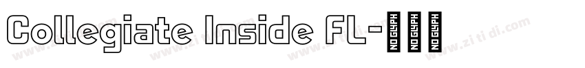 Collegiate Inside FL字体转换